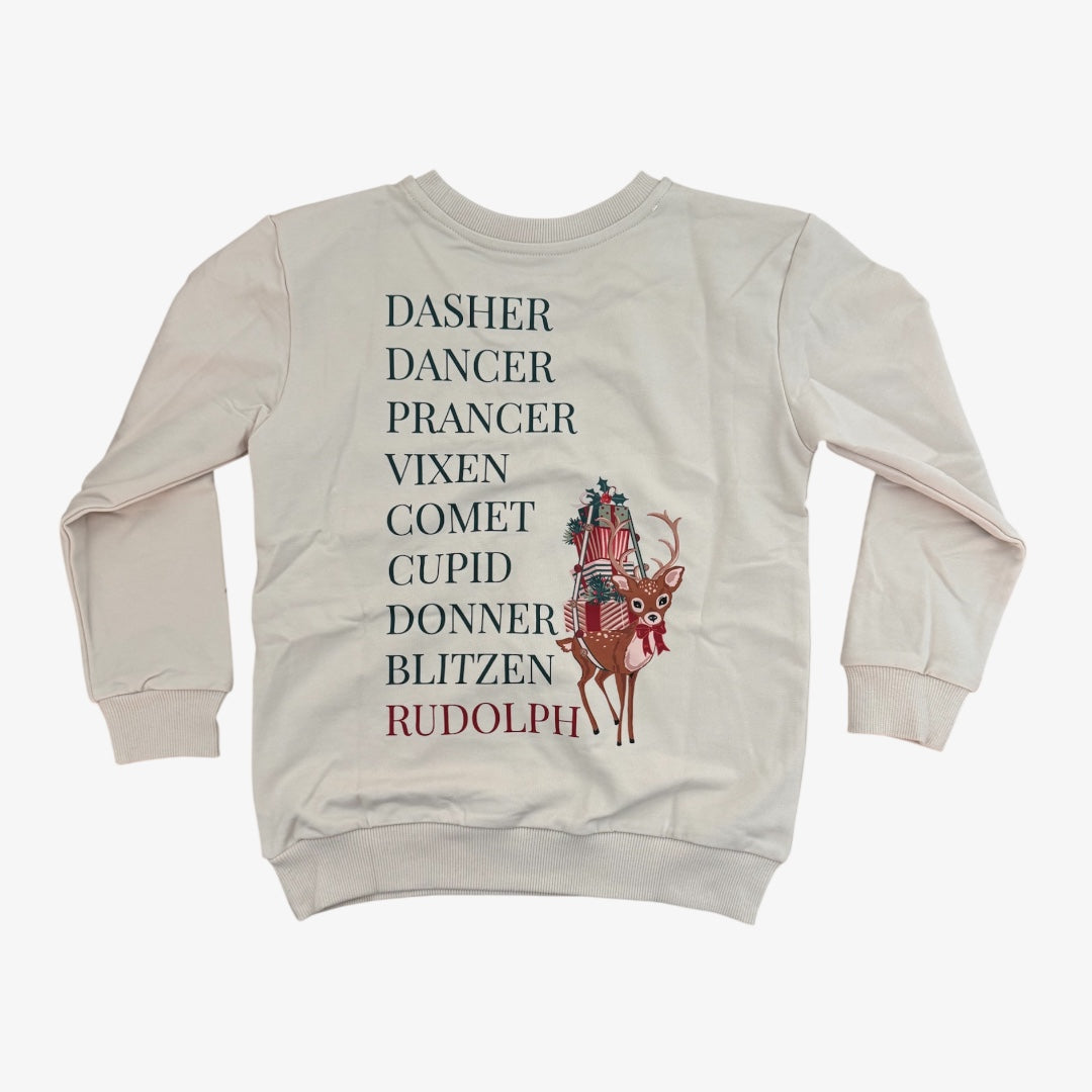 classic french terry pullover || gangs all deer - sand (child)