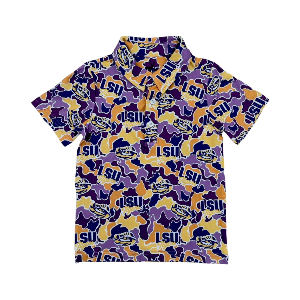 CoolShade™ scottie polo UPF 50+ || LSU™ geaux time camo (men)