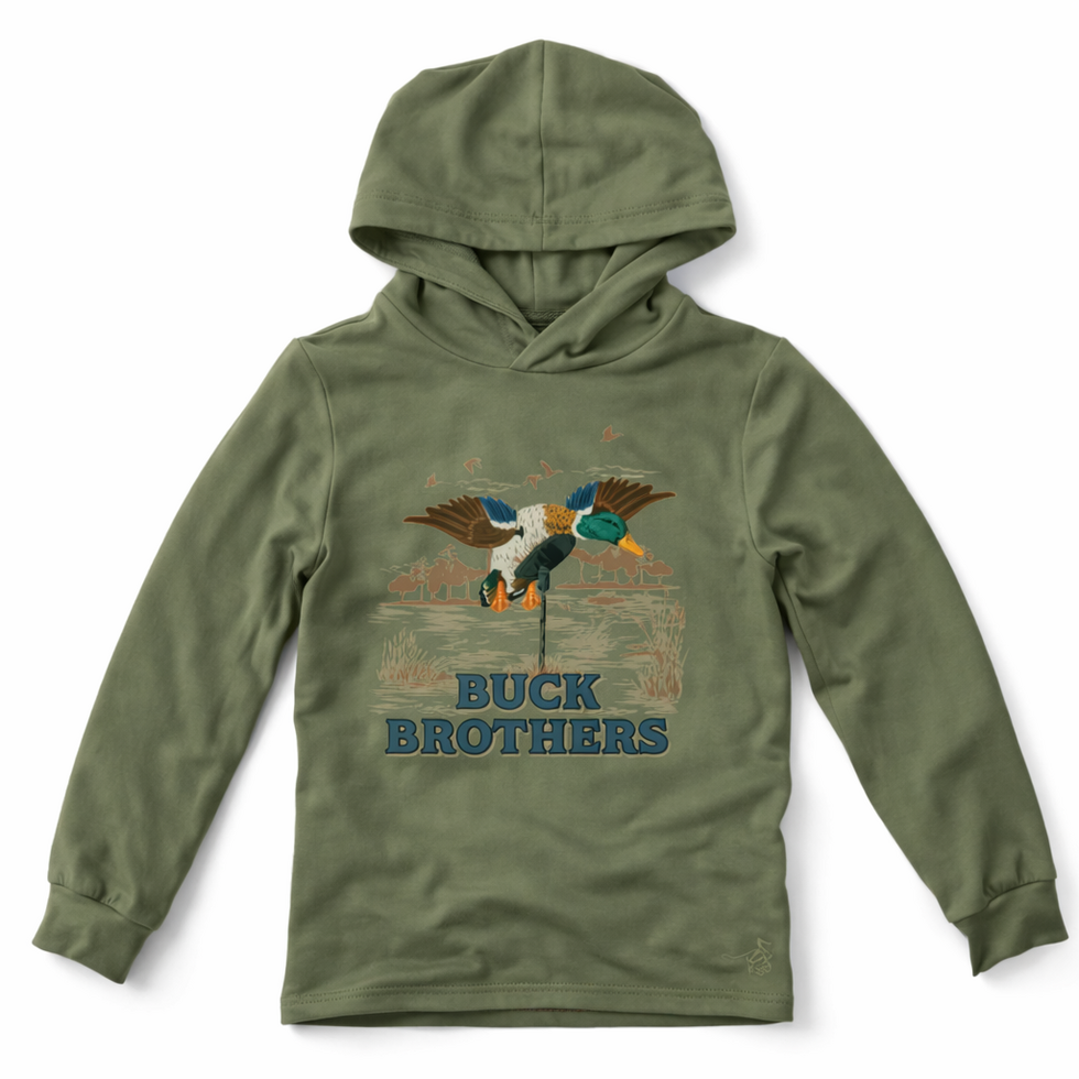 CoolShade™ mack performance hoodie || field proven mallard (moss)