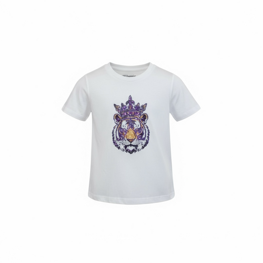 carrie sequin tee || crowned tiger (girls)