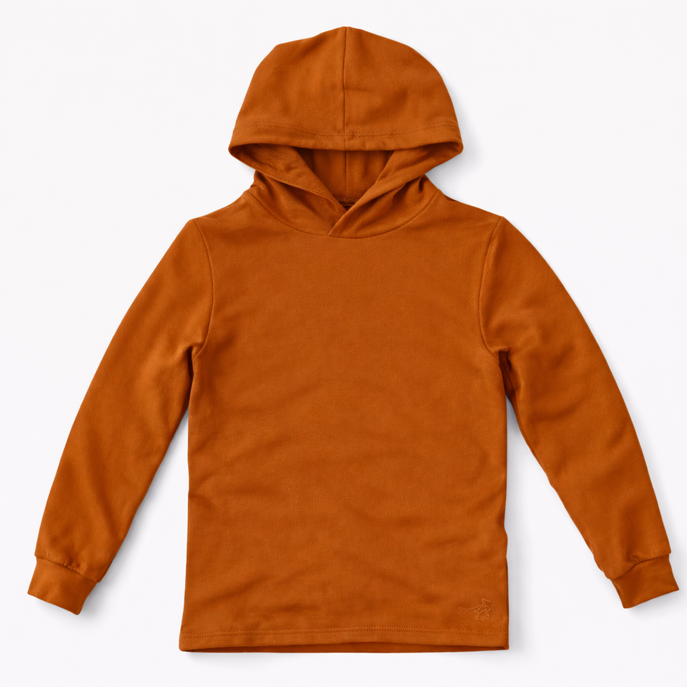 CoolShade™ mack performance hoodie || burnt orange