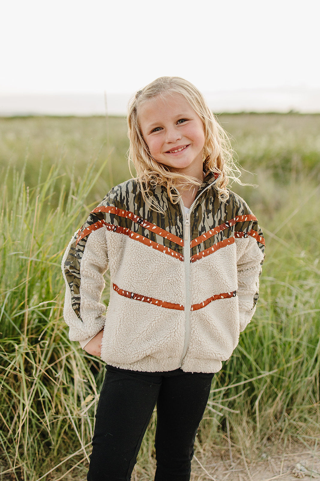 chloe sherpa jacket || original bottomland & fawn (girls)
