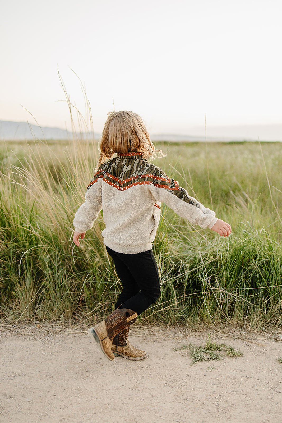 chloe sherpa jacket || original bottomland & fawn (girls)