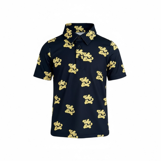 scottie performance polo (UPF 50) || who dat - child