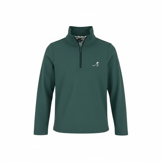 beau quarter zip UPF 50+ || mallard green