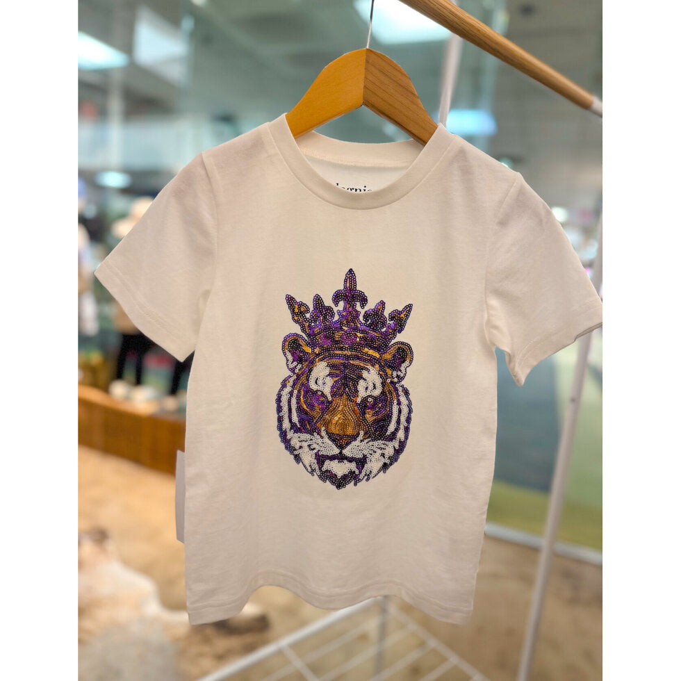 carrie sequin tee || crowned tiger (women)