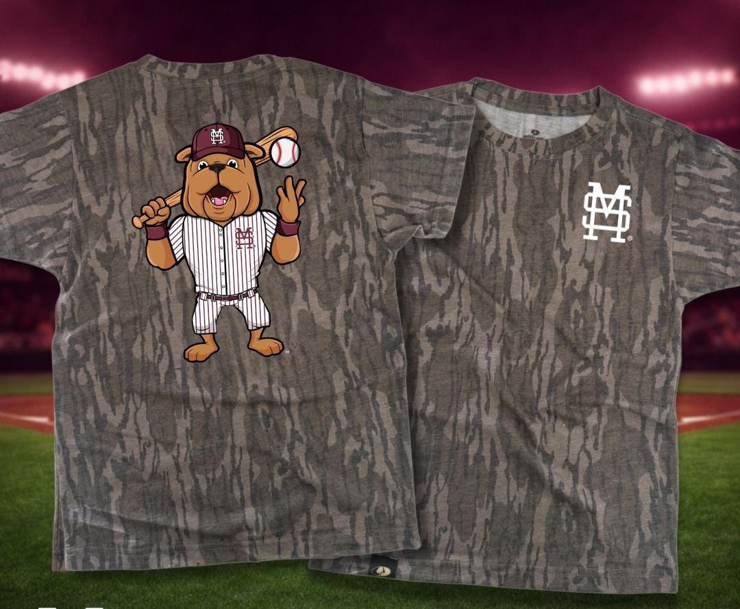 mossy oak® washed out tee || MSU™ bully baseball
