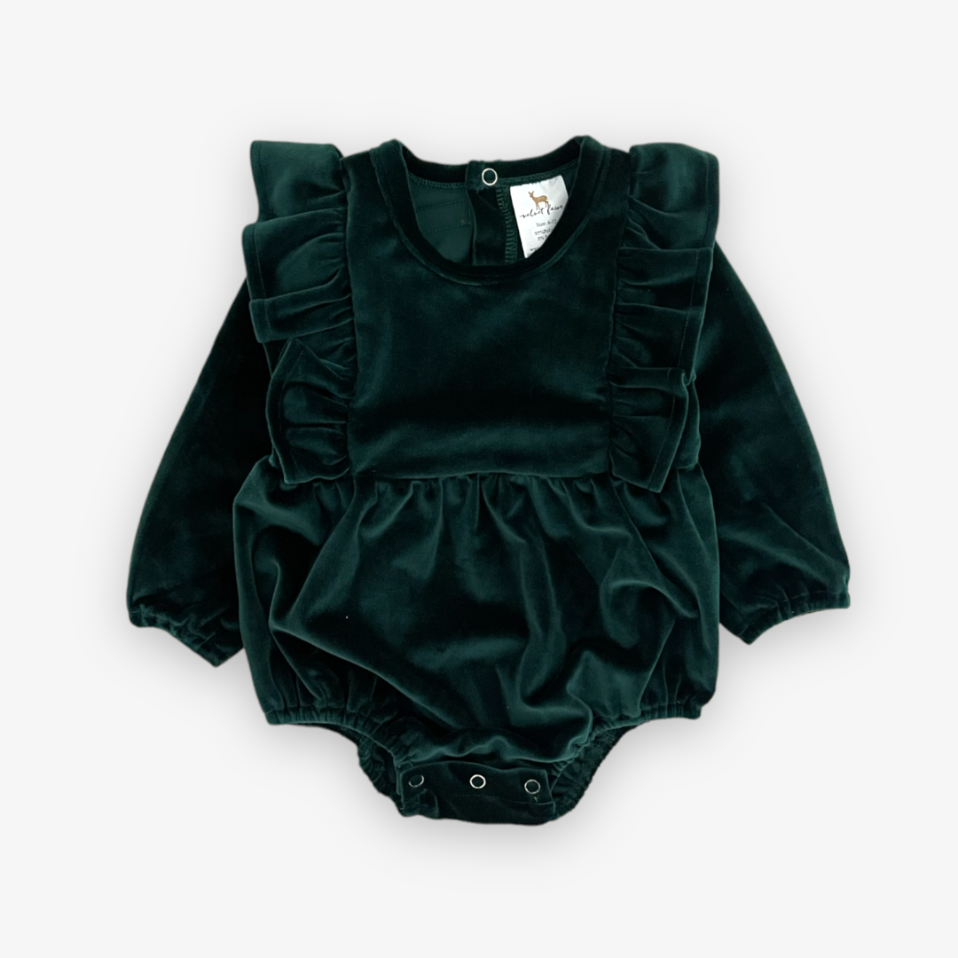 vivian bubble || evergreen velvet