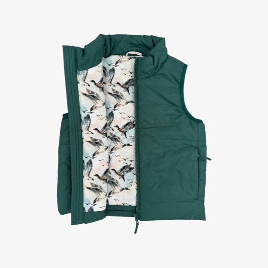 oakley puffer vest || mallard sky