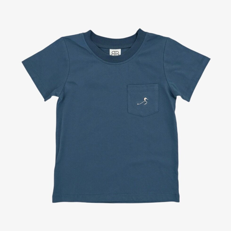 tucker pocket tee || lake blue
