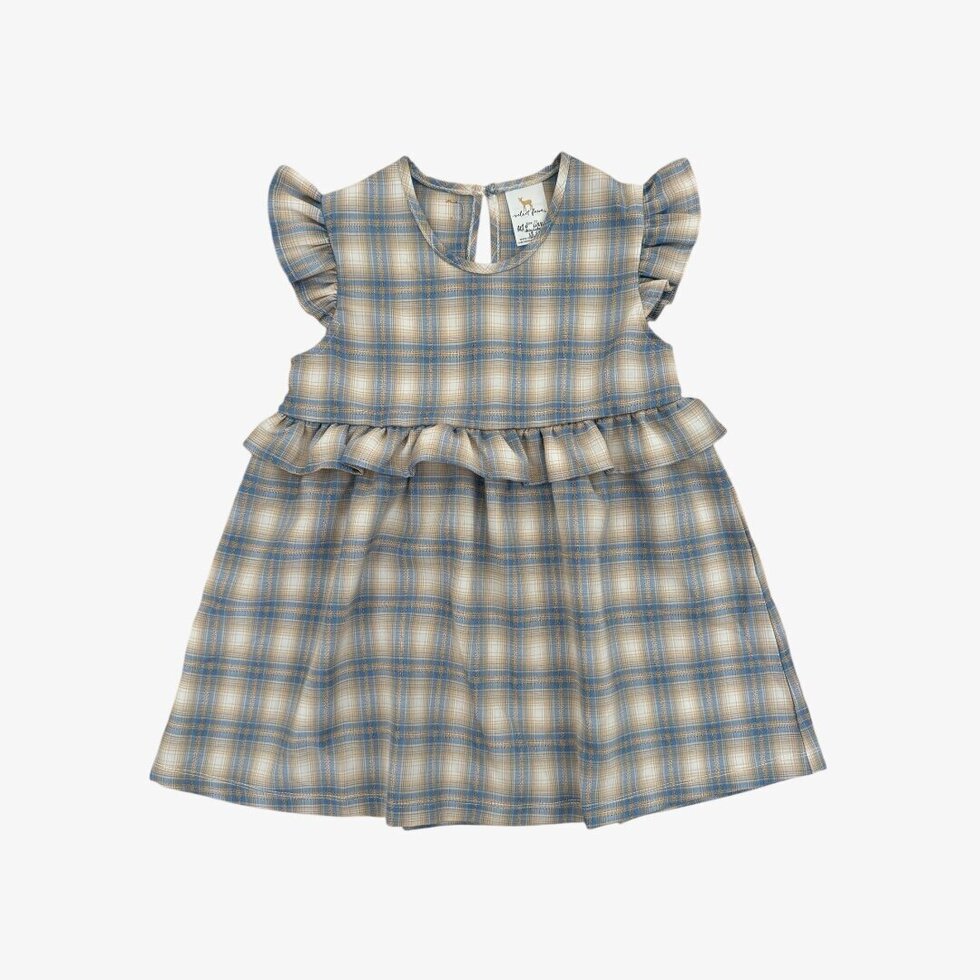 emerson dress || blue plaid