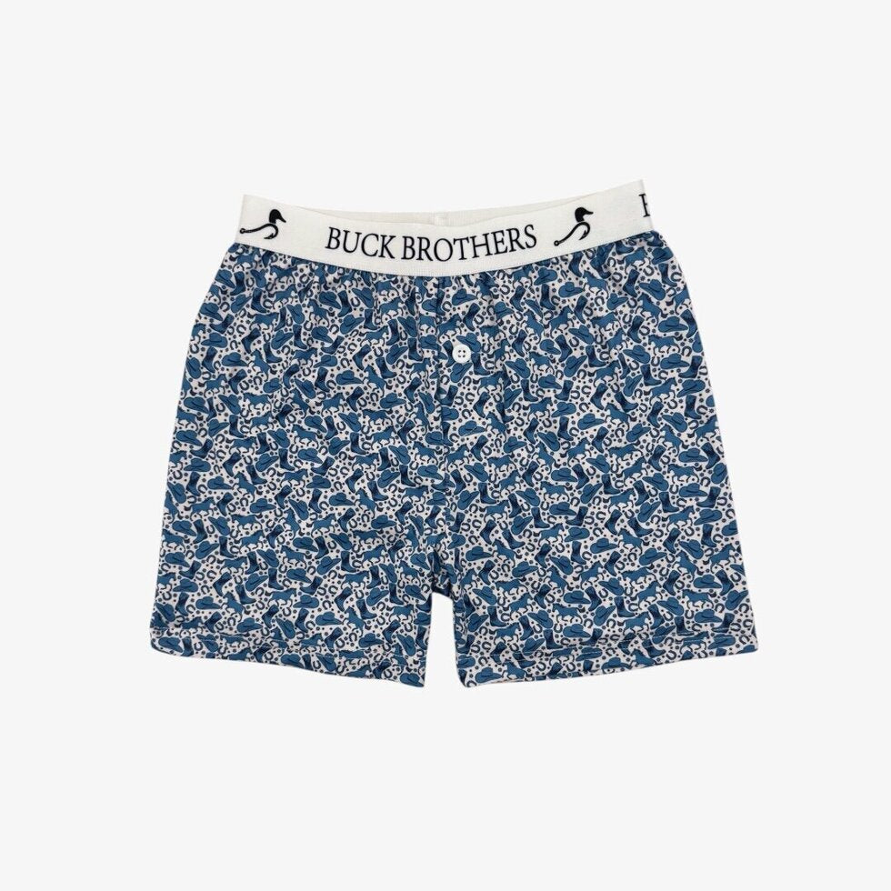 CoolShade™ boxer short || seaside stampede (bluebonnet blue)