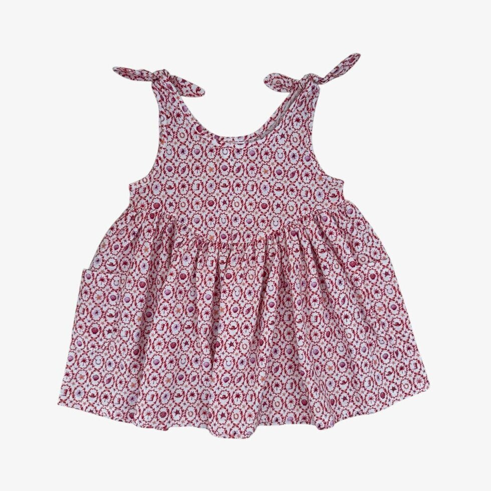 clover dress || cowgirl coral