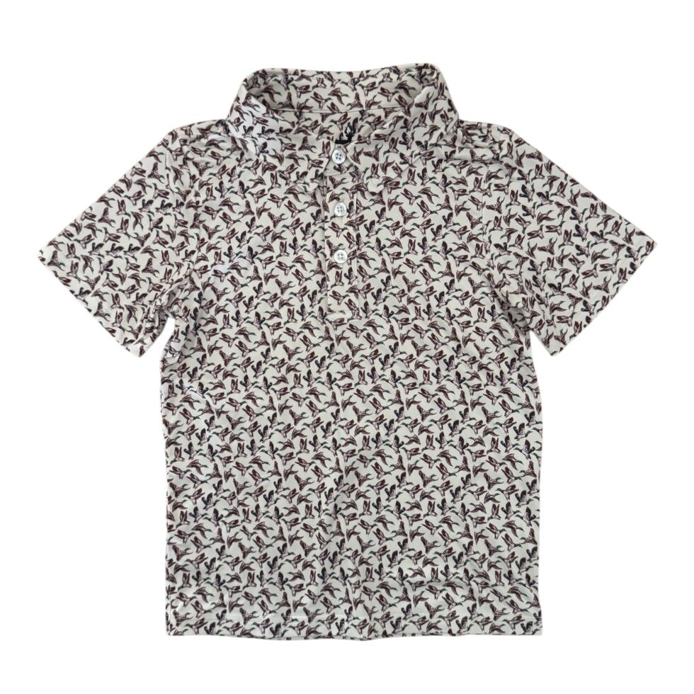 CoolShade™ scottie polo UPF 50+ || delta wings