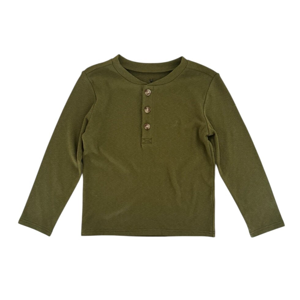 cody henley long sleeve || moss