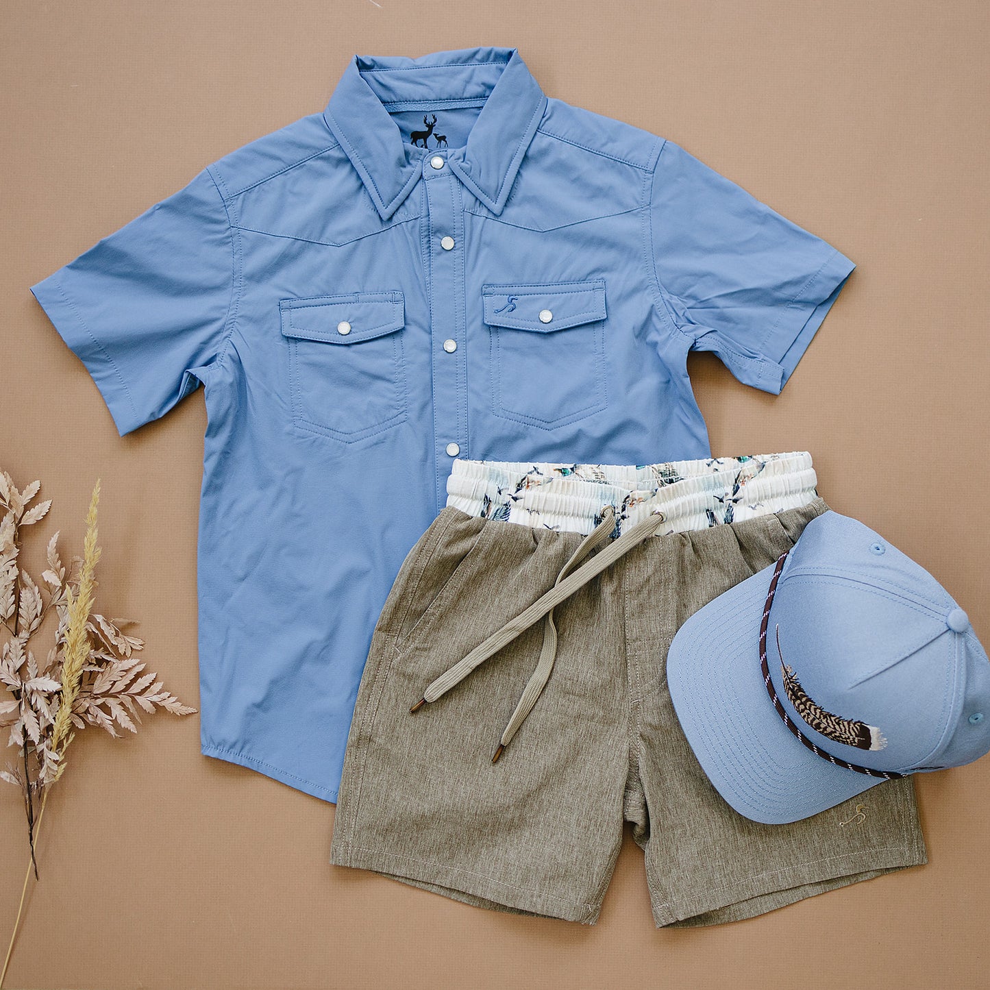 hamilton athletic short || mallard sky