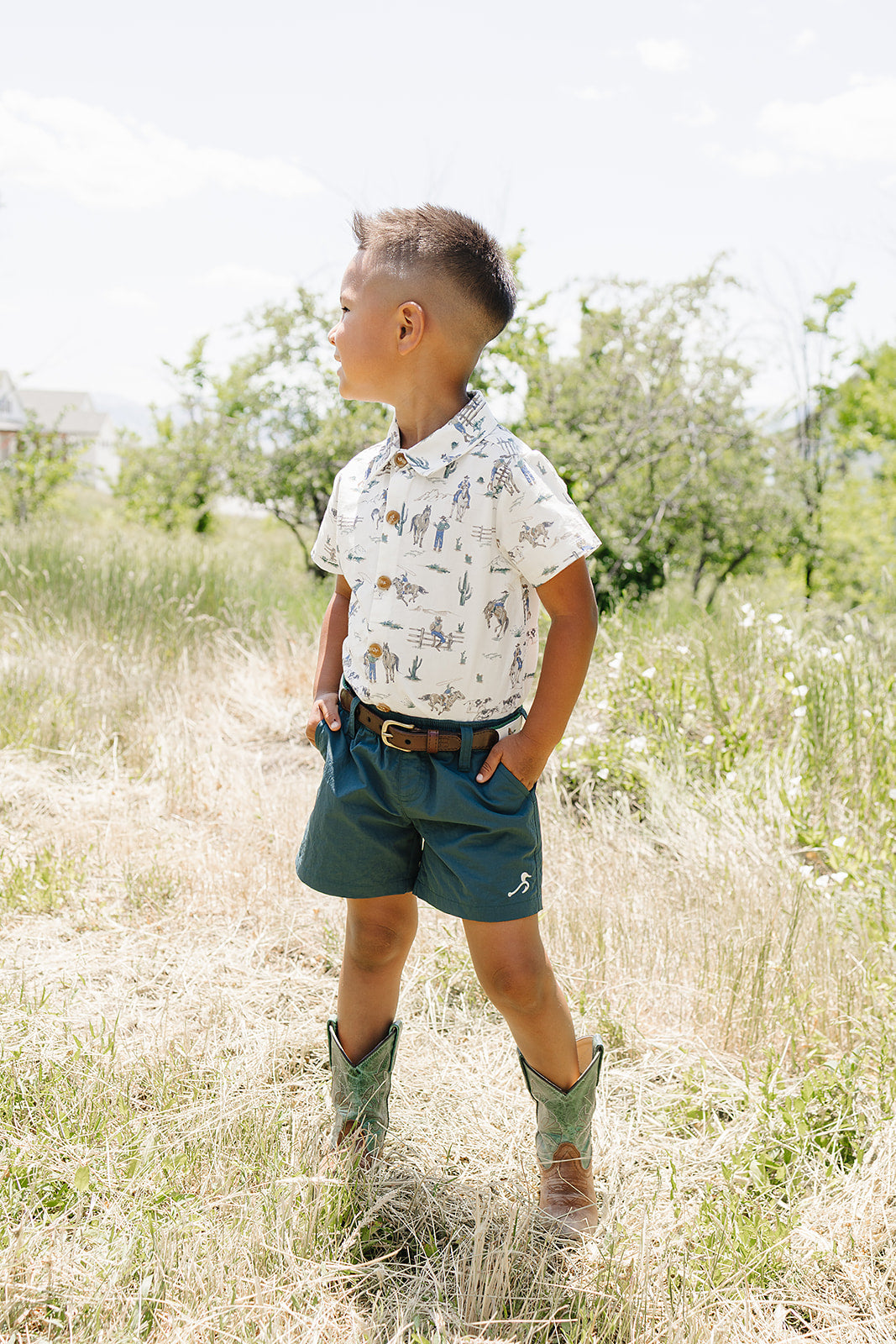 weston shortie || green