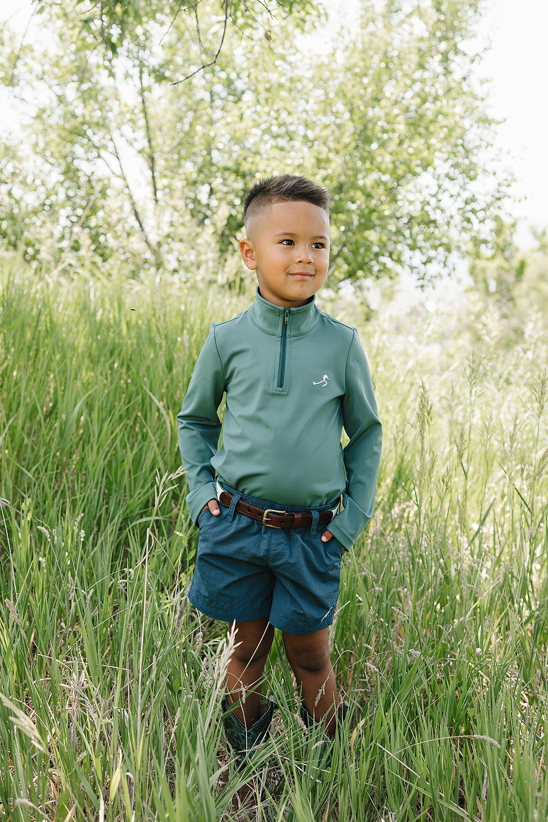 weston shortie || green
