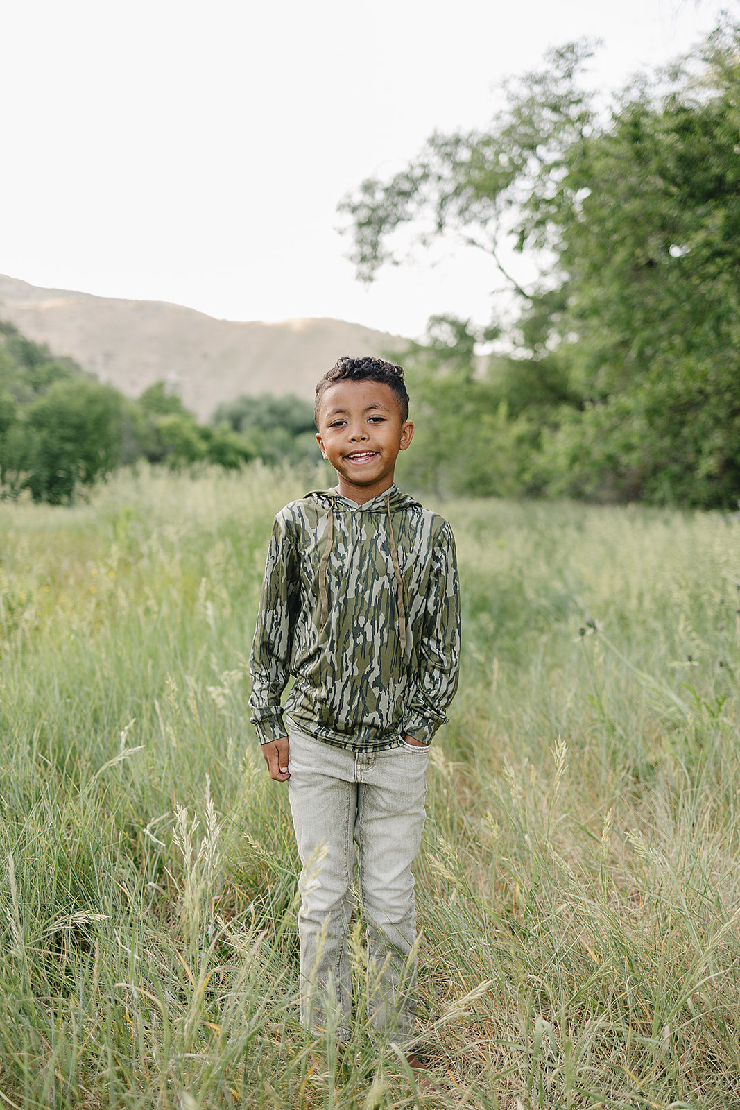 mack performance pullover UPF 50 || original bottomland (child)