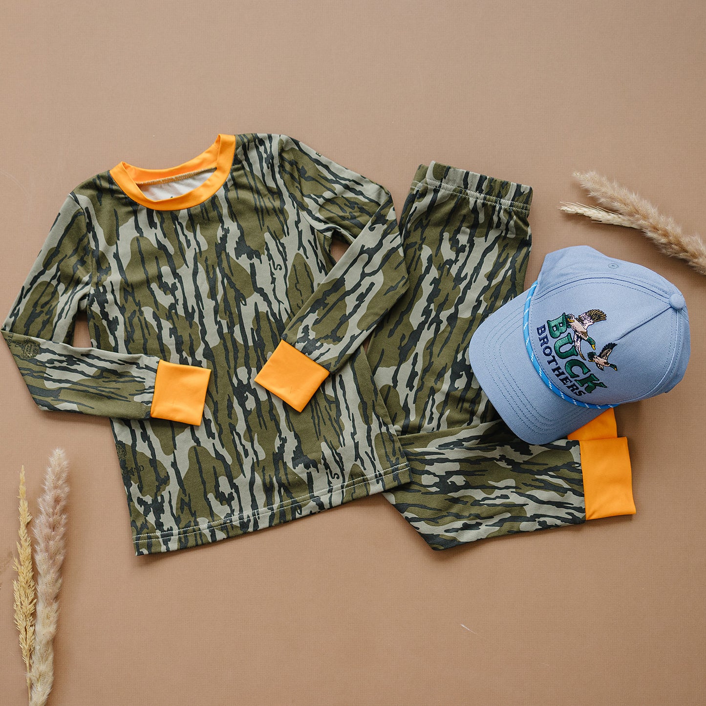 long sleeve two piece microfleece pajama/base layer || original bottomland