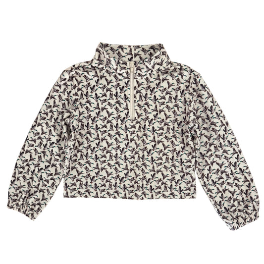 ruby fleece quarter zip || delta wings