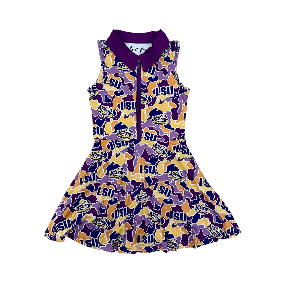 taylor performance dress UPF || LSU geaux time camo