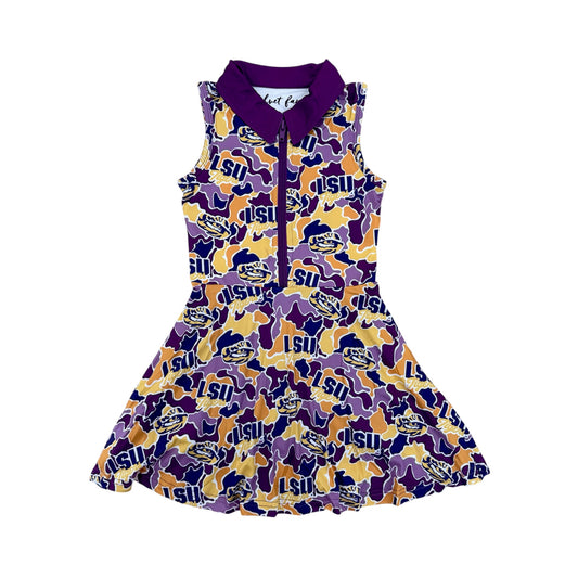 taylor performance dress UPF || LSU geaux time camo