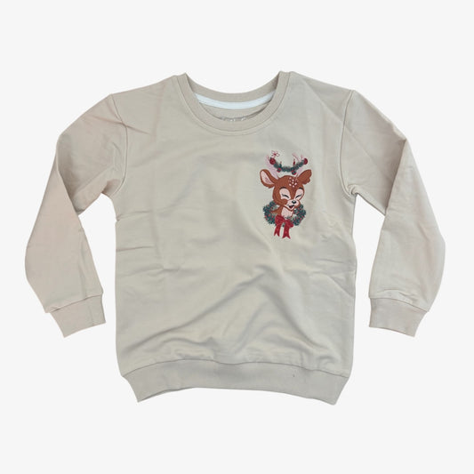 classic french terry pullover || gangs all deer - sand (child)