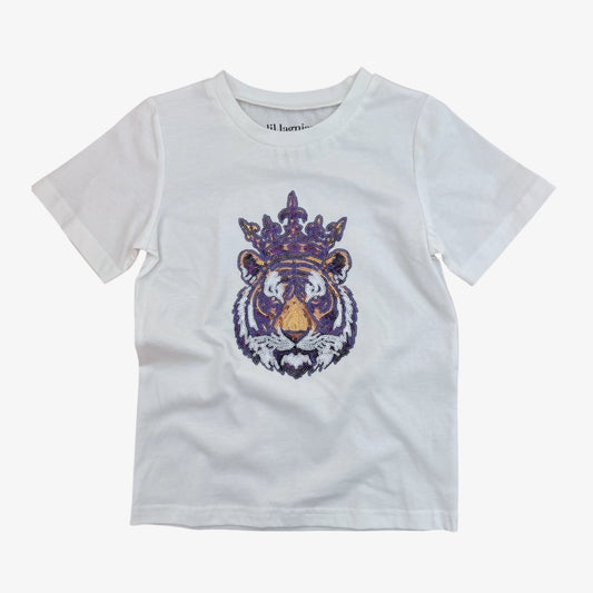 carrie sequin tee || crowned tiger (girls)