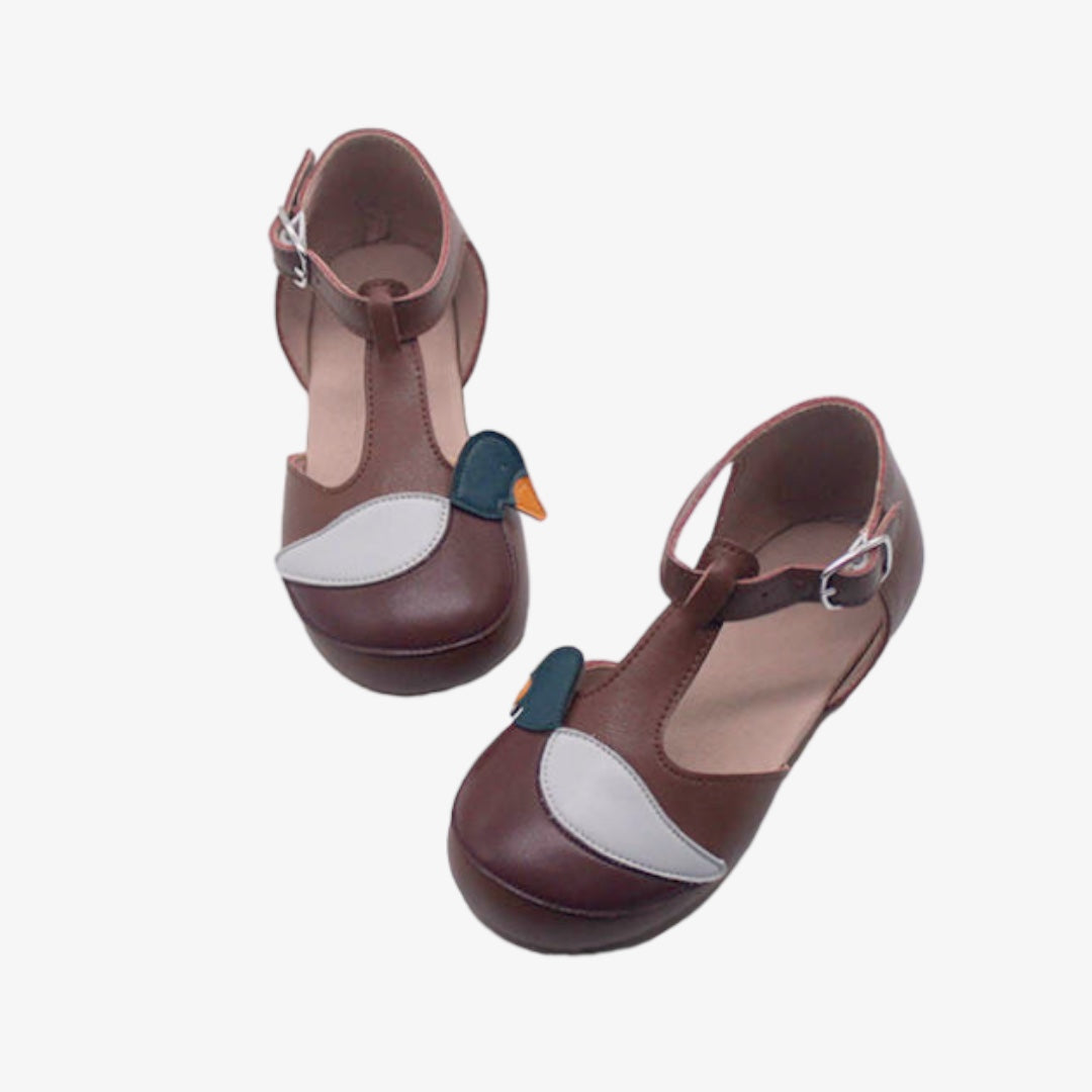 mary jane shoe || mallard duck