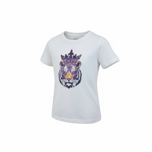 carrie sequin tee || crowned tiger (women)