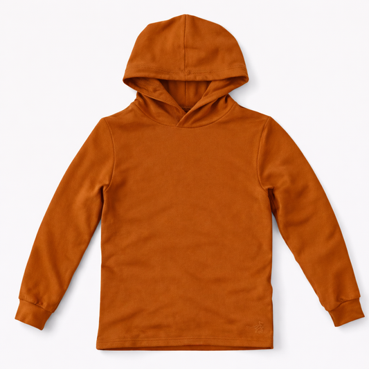 CoolShade™ mack performance hoodie || burnt orange