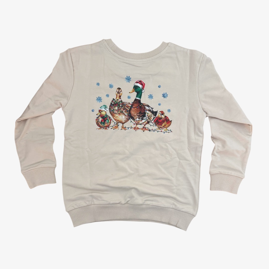 classic french terry pullover || merry mallards (child)