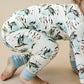 bamboo zipper pajama || mallard sky