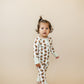 bamboo zipper pajama || reindeer