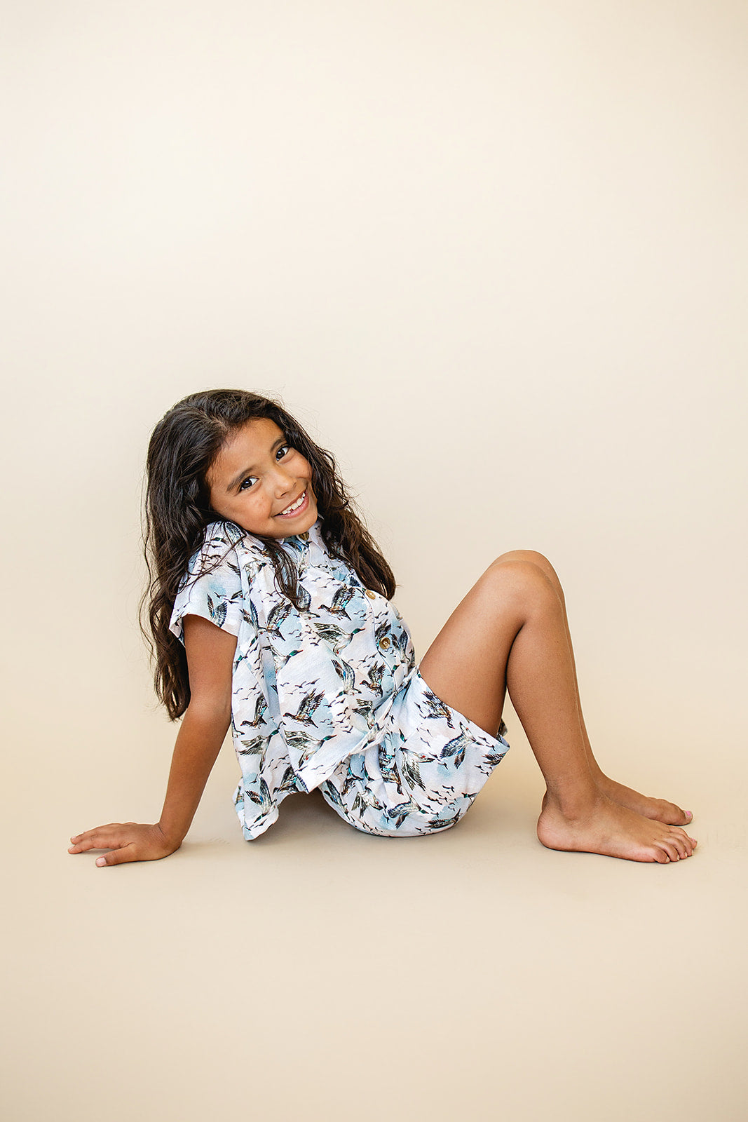 macy two piece set || mallard sky