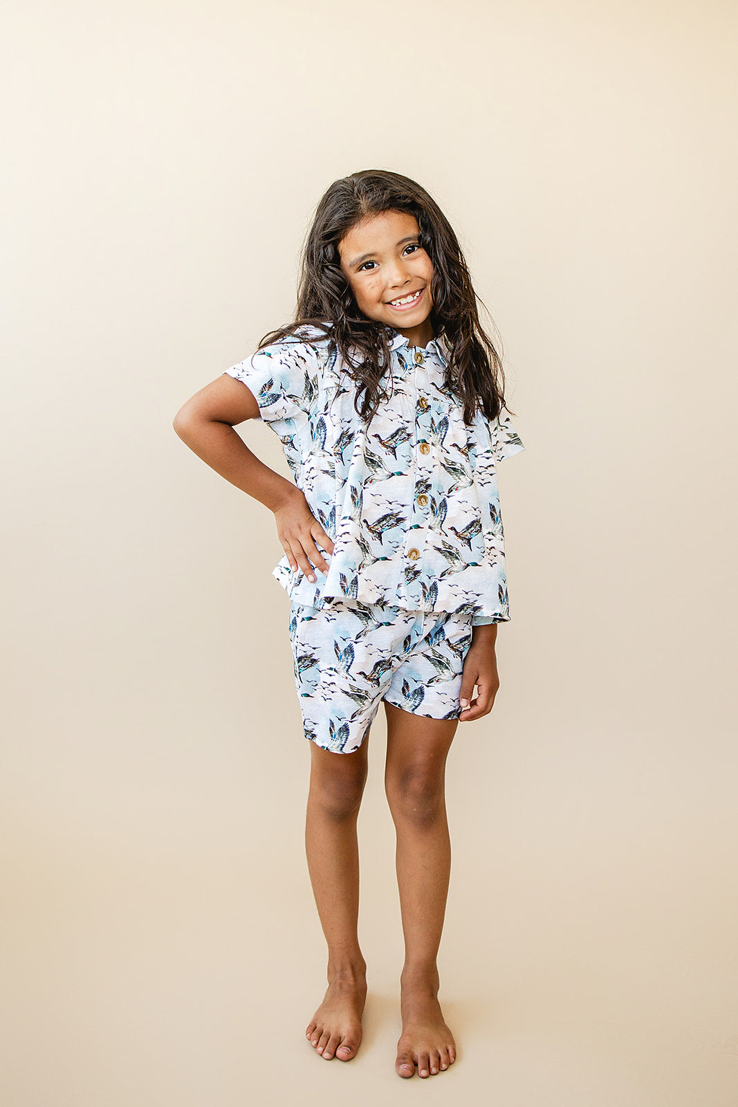 macy two piece set || mallard sky