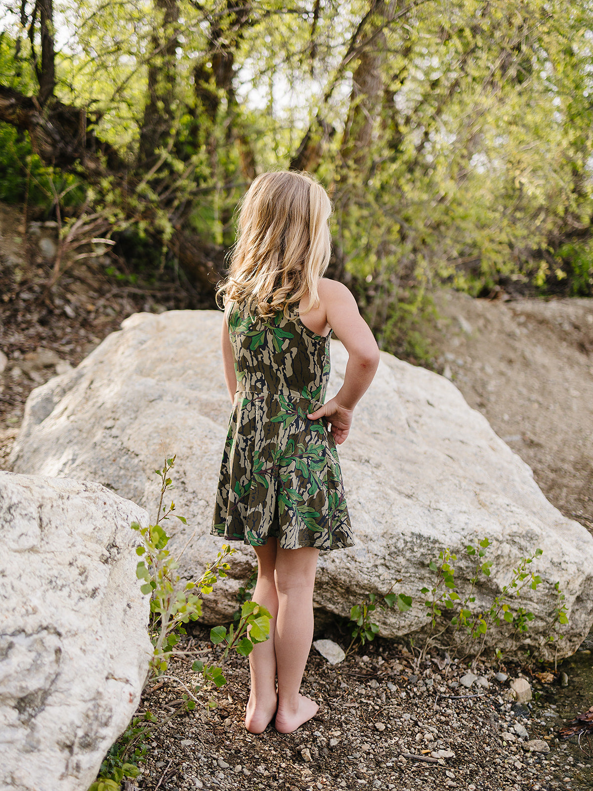 maren performance dress UPF 50+ || mossy oak® greenleaf + fawning over you