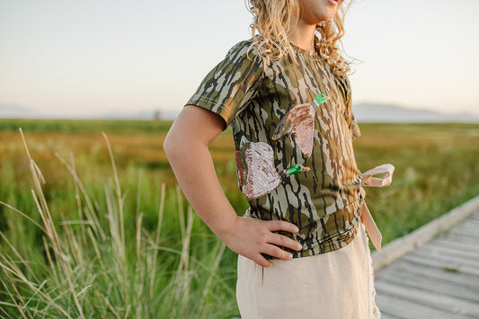 carrie sequin tee UPF 50+ || original bottomland (girls)