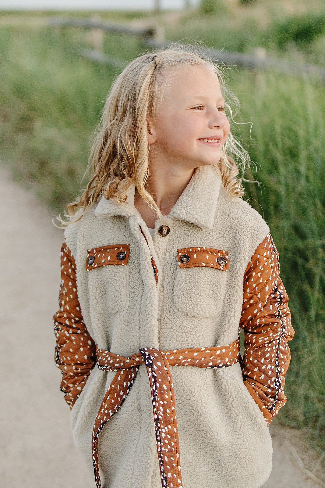 reagan sherpa quilted jacket || fawning over you (girls)