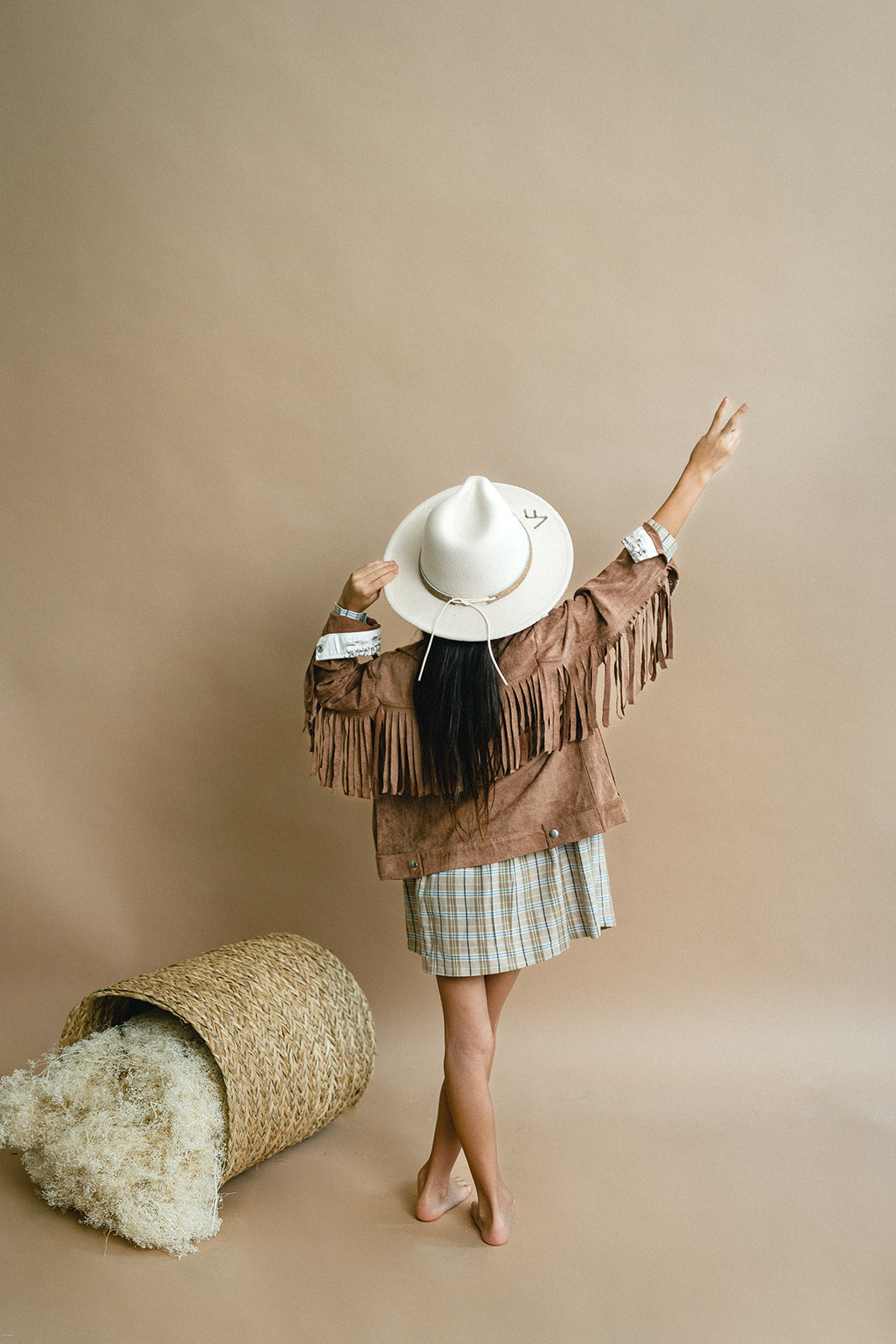 lainey fringe shacket || saddle