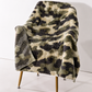 chenille blanket || vintage camo