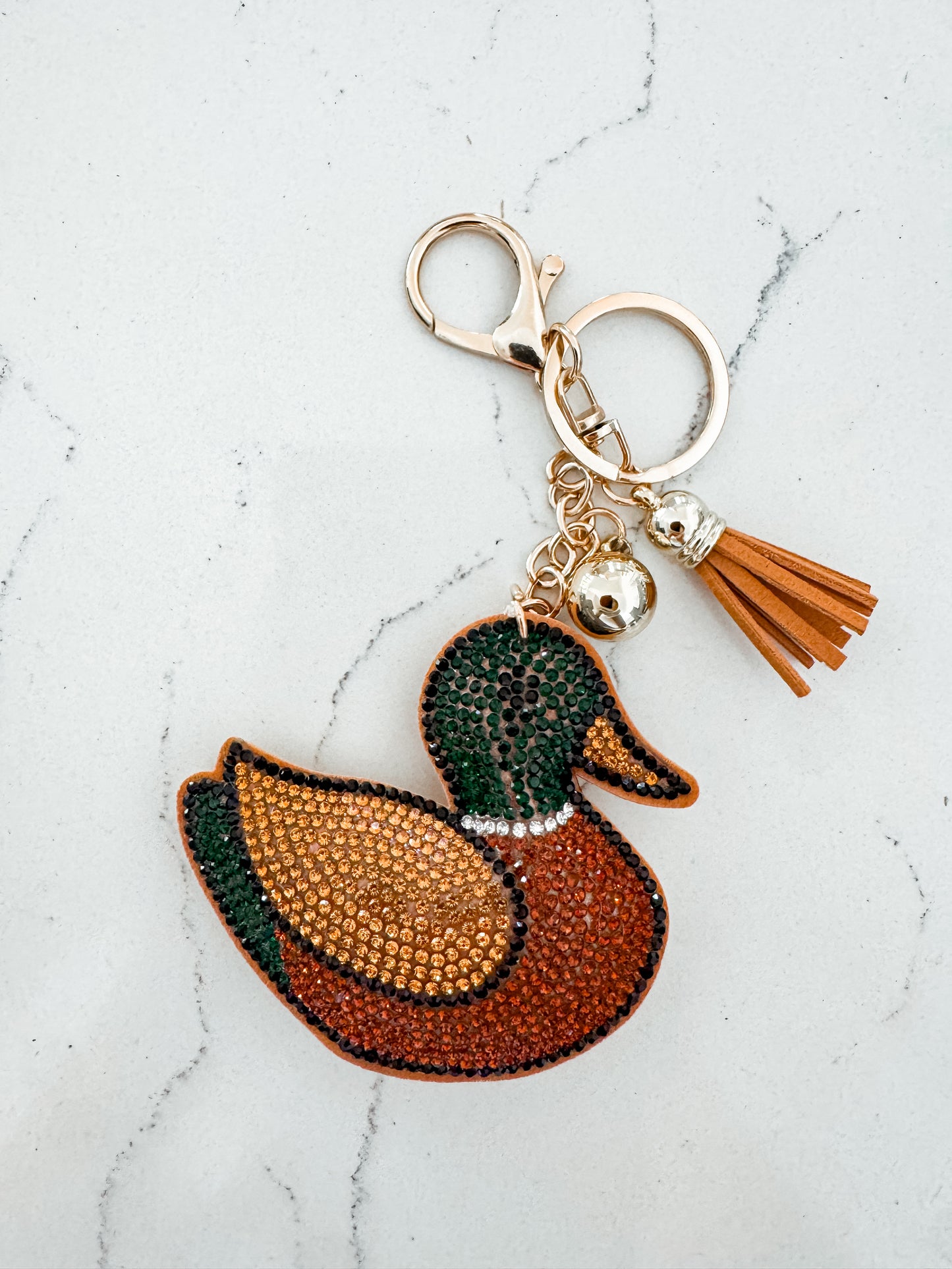 Golden Mallard Charm