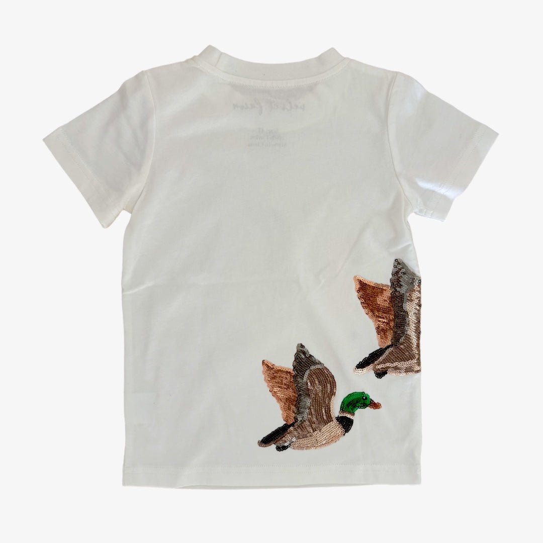 carrie sequin classic tee || mallard (child)