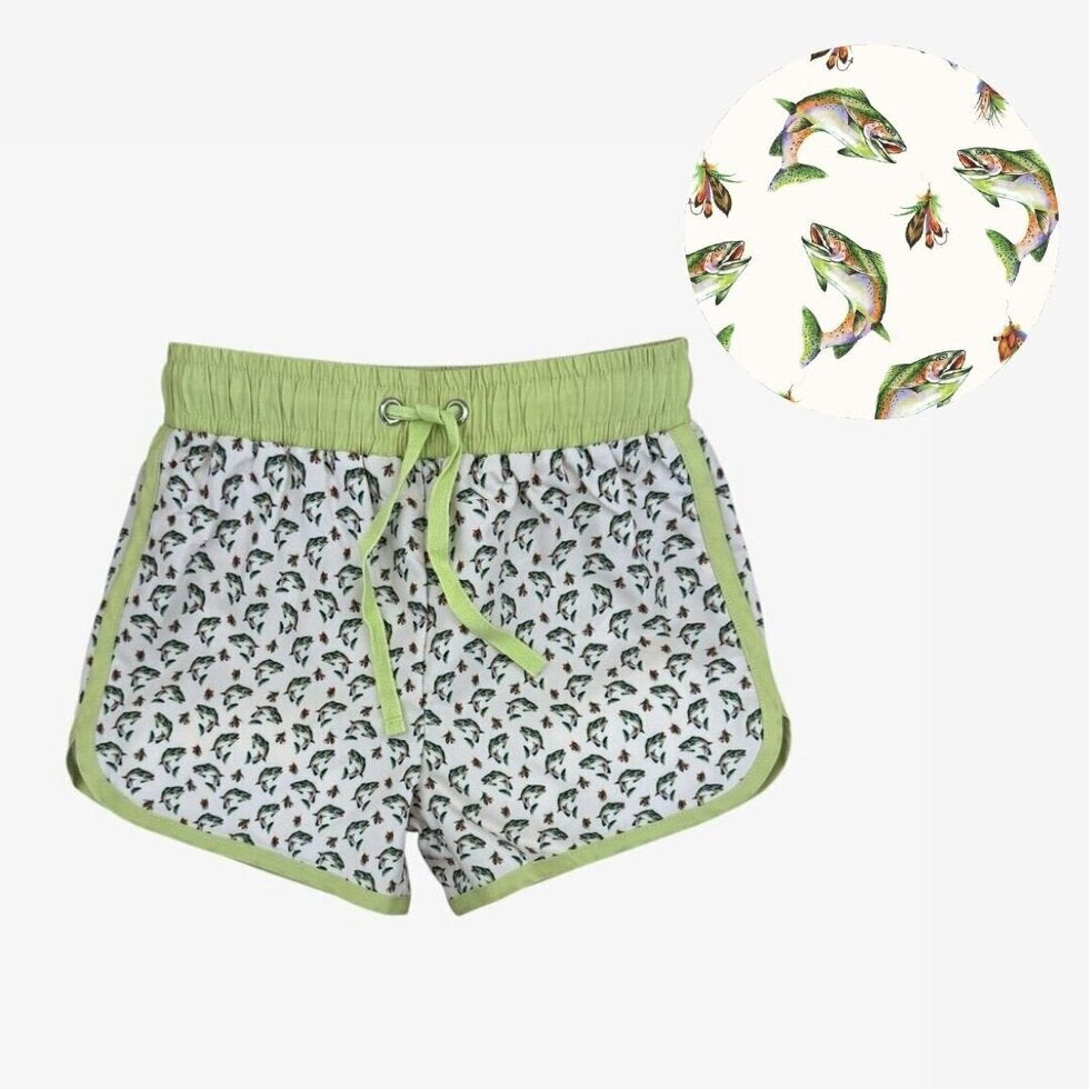 jackson swim shortie || trout traditions