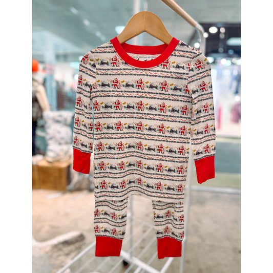 bamboo two piece set || christmas train