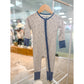 bamboo zipper pajama || wild horses