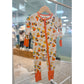 bamboo zipper pajama || spooky quack-tacular