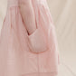carrie dress || pink swiss dot
