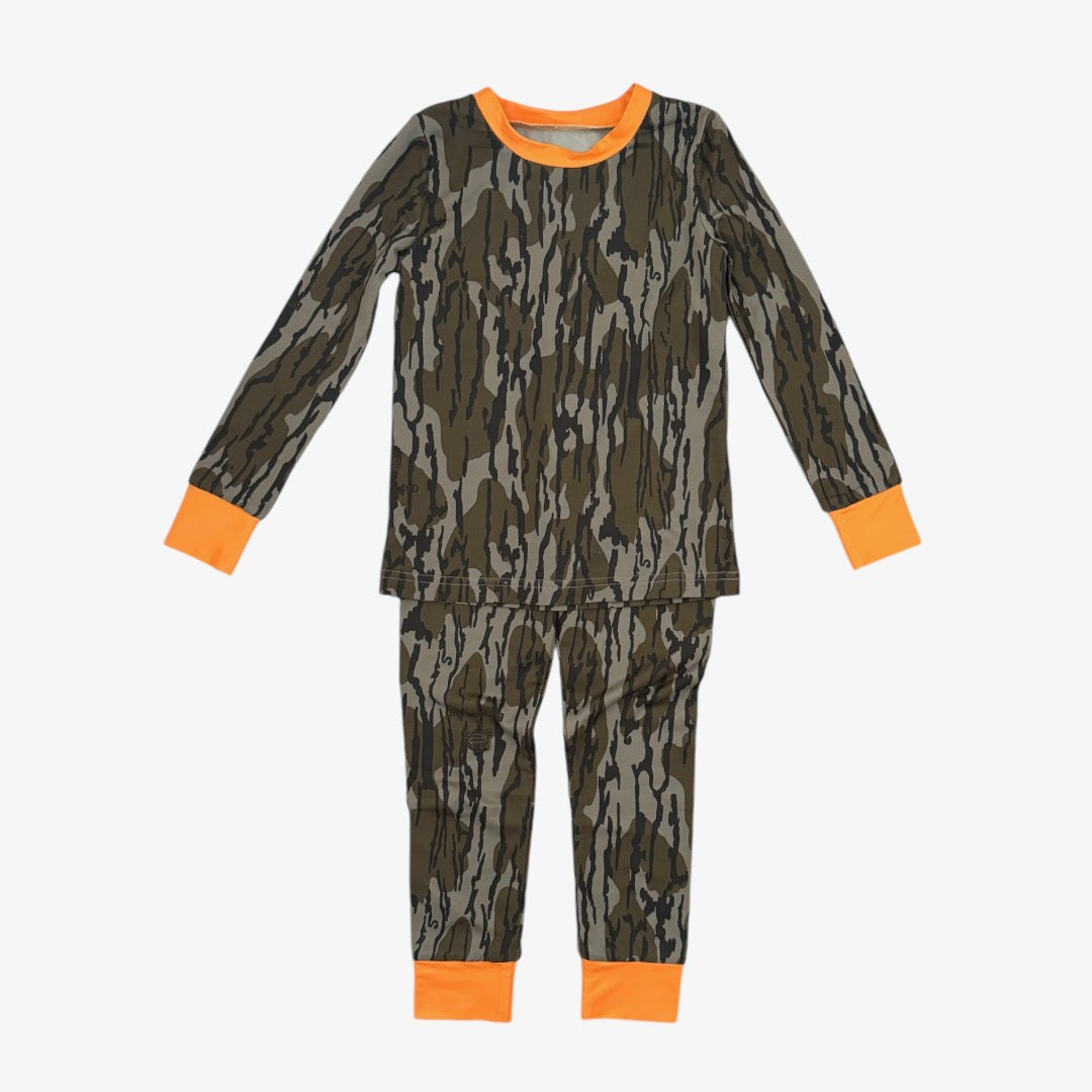 long sleeve two piece microfleece pajama/base layer || original bottomland